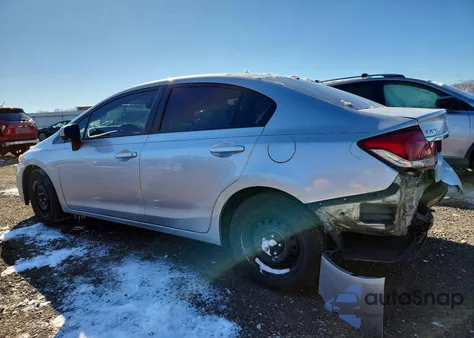 2014 Honda Civic Lx z USA, uszkodzony, nr VIN 2HGFB2F53EH511385